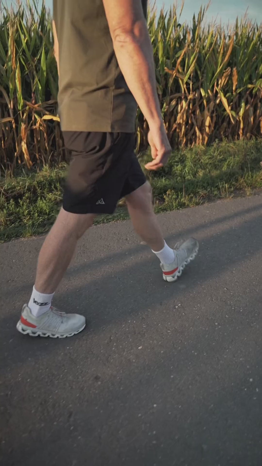 montaña – Spaziergang auf dem Feldweg in lezz. Merino-Socken